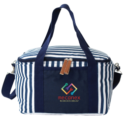 Cooler Bags  - Striped Cotton Canvas Cooler
