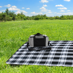 Cooler Bags  - Striped Cotton Canvas Cooler