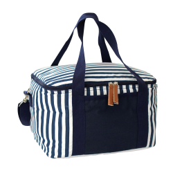 Cooler Bags  - Striped Cotton Canvas Cooler
