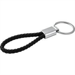 Leather Keyrings  - Vegan Leather Twist Key Ring