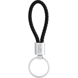 Leather Keyrings  - Vegan Leather Twist Key Ring