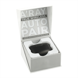 Wired & Bluetooth Headphones - A-Ray True Wireless Auto Pair Earbuds with ANC