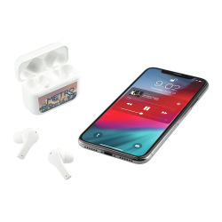 Wired & Bluetooth Headphones  - Synergy True Wireless Auto Pair Earbuds with ENC