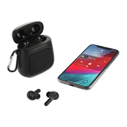Wired & Bluetooth Headphones  - Remix Auto Pair True Wireless Earbuds and Speaker