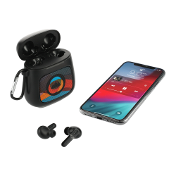 Wired & Bluetooth Headphones  - Remix Auto Pair True Wireless Earbuds and Speaker