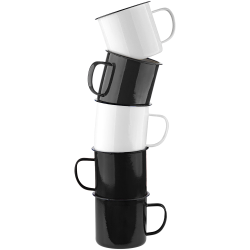 Reusable Coffee Cups - Metal  - Enamel Metal Cup 500ml