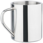 Reusable Coffee Cups - Metal - Polished Stainless Steel Mug 450ml