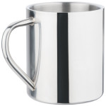 Reusable Coffee Cups - Metal - Polished Stainless Steel Mug 450ml