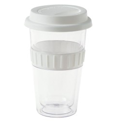 Reusable Coffee Cups - Plastic & Ceramic  - Plastic Double-walled Mug 350ml