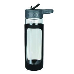 Drink Bottles - Glass  - Glass Bottle with Silicone Cover 600ml