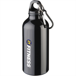 Drink Bottles - Metal  - Oregon 400ml Sport Bottle With Carabiner