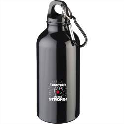 Drink Bottles - Metal  - Oregon 400ml Sport Bottle With Carabiner
