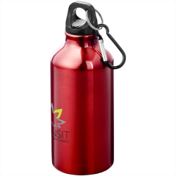 Drink Bottles - Metal  - Oregon 400ml Sport Bottle With Carabiner