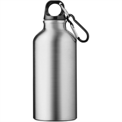 Drink Bottles - Metal  - Oregon 400ml Sport Bottle With Carabiner