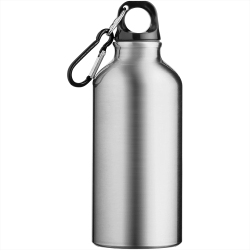 Drink Bottles - Metal  - Oregon 400ml Sport Bottle With Carabiner