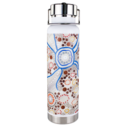 Drink Bottles - Metal  - Thor Copper Vacuum Insulated Sipper Bottle with Digital Rotary Print - 740ml