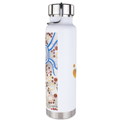 Drink Bottles - Metal  - Thor Copper Vacuum Insulated Sipper Bottle with Digital Rotary Print - 740ml