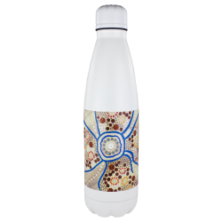 Drink Bottles - Metal  - Mega Copper Vacuum Insulated Bottle with Rotary Digital Print - 760ml