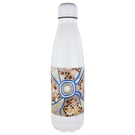 Drink Bottles - Metal  - Mega Copper Vacuum Insulated Bottle with Rotary Digital Print - 760ml