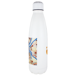 Drink Bottles - Metal  - Mega Copper Vacuum Insulated Bottle with Rotary Digital Print - 760ml