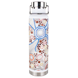 Drink Bottles - Metal  - Thor Copper Vacuum Insulated Bottle with Digital Rotary Print - 650ml