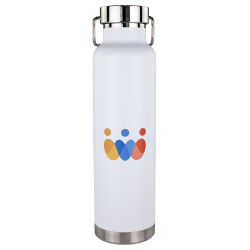Drink Bottles - Metal  - Thor Copper Vacuum Insulated Bottle with Digital Rotary Print - 650ml