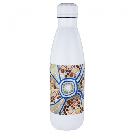 Drink Bottles - Metal  - Copper Vacuum Insulated Bottle with Rotary Digital Print - 500ml