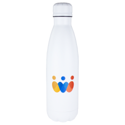 Drink Bottles - Metal  - Copper Vacuum Insulated Bottle with Rotary Digital Print - 500ml