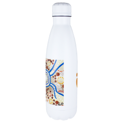 Drink Bottles - Metal  - Copper Vacuum Insulated Bottle with Rotary Digital Print - 500ml