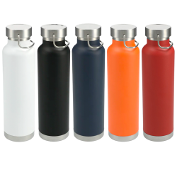 Drink Bottles - Metal  - Thor Copper Vacuum Insulated Bottle 650ml