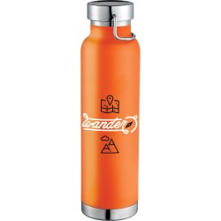 Drink Bottles - Metal  - Thor Copper Vacuum Insulated Bottle 650ml