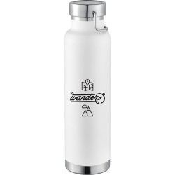 Drink Bottles - Metal  - Thor Copper Vacuum Insulated Bottle 650ml