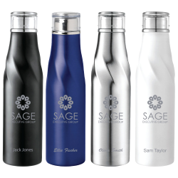 Drink Bottles - Metal  - Hugo Auto-Seal Copper Vacuum Insulated Bottle 700ml