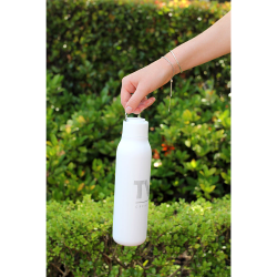 Drink Bottles - Metal  - Marka Copper Vac Bottle w/ Metal Loop 600ml