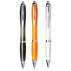 Bamboo & Wood Enviro Pens  - Nash Recycled PET Ballpoint Pen - Blue Ink