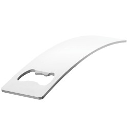 Bottle Openers  - Curved stainless steel bottle opener