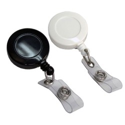 ID & Card Holders  - Round Retractable Badge Holder