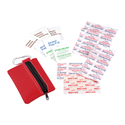 First Aid Kits  - Zippered 20-Piece First Aid Pouch