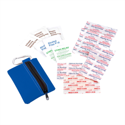 First Aid Kits  - Zippered 20-Piece First Aid Pouch