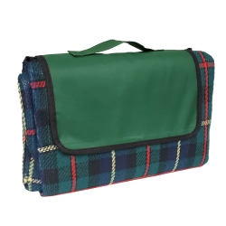 Picnic Blankets  - Folding Picnic Rug with Coloured Flap