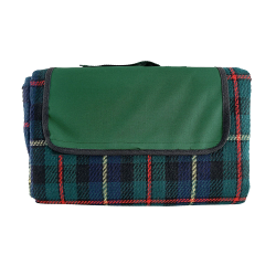Picnic Blankets  - Folding Picnic Rug with Coloured Flap
