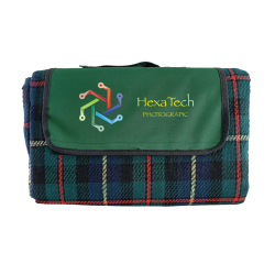 Picnic Blankets  - Folding Picnic Rug with Coloured Flap