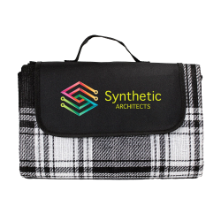 Picnic Blankets  - Folding Picnic Rug with Coloured Flap