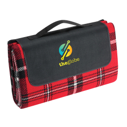 Picnic Blankets  - Folding Picnic Rug with Coloured Flap