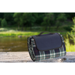 Picnic Blankets  - Folding Picnic Rug with Coloured Flap