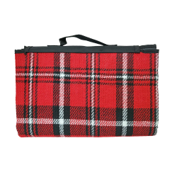 Picnic Blankets  - Folding Picnic Rug with Coloured Flap