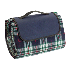 Picnic Blankets  - Folding Picnic Rug with Coloured Flap