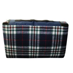 Picnic Blankets  - Folding Picnic Rug with Coloured Flap