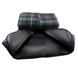 Picnic Blankets  - Folding Picnic Rug with Coloured Flap