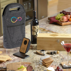 Wine Holders and Carriers  - Two Bottle Insulated Wine Cooler & Carrier